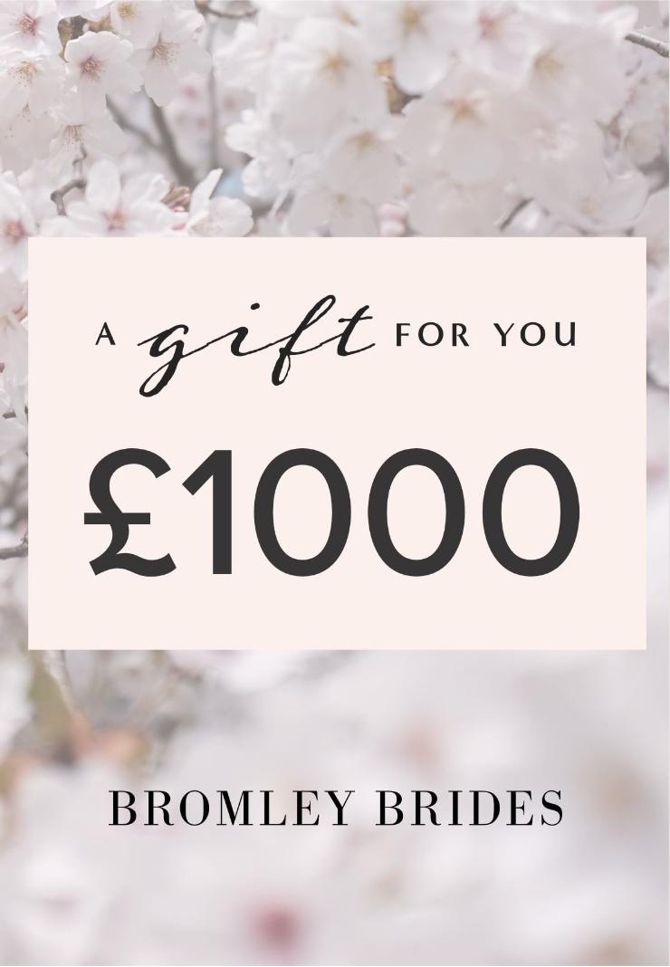 Bromley Brides Gift Cards Style #£1000 Holiday Gift Voucher Default Thumbnail Image