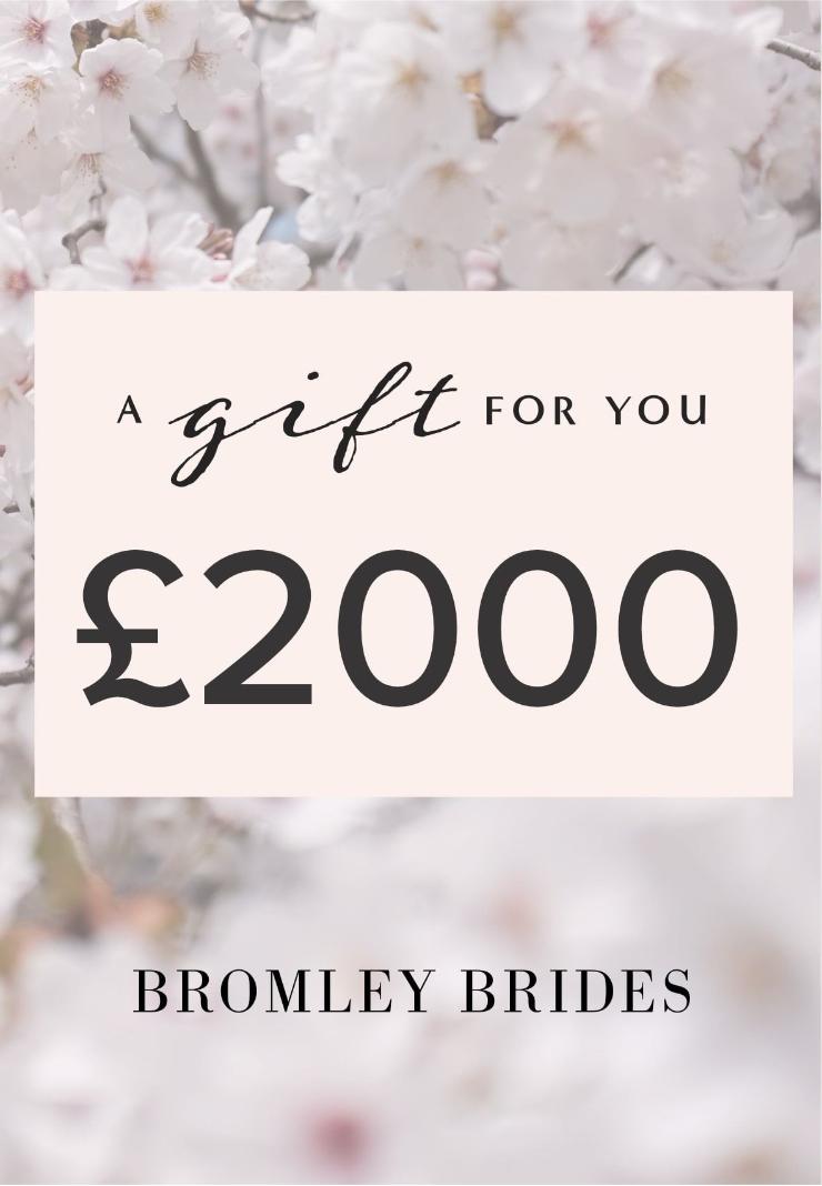 Bromley Brides Gift Cards Style #£2000 Holiday Gift Voucher Default Thumbnail Image