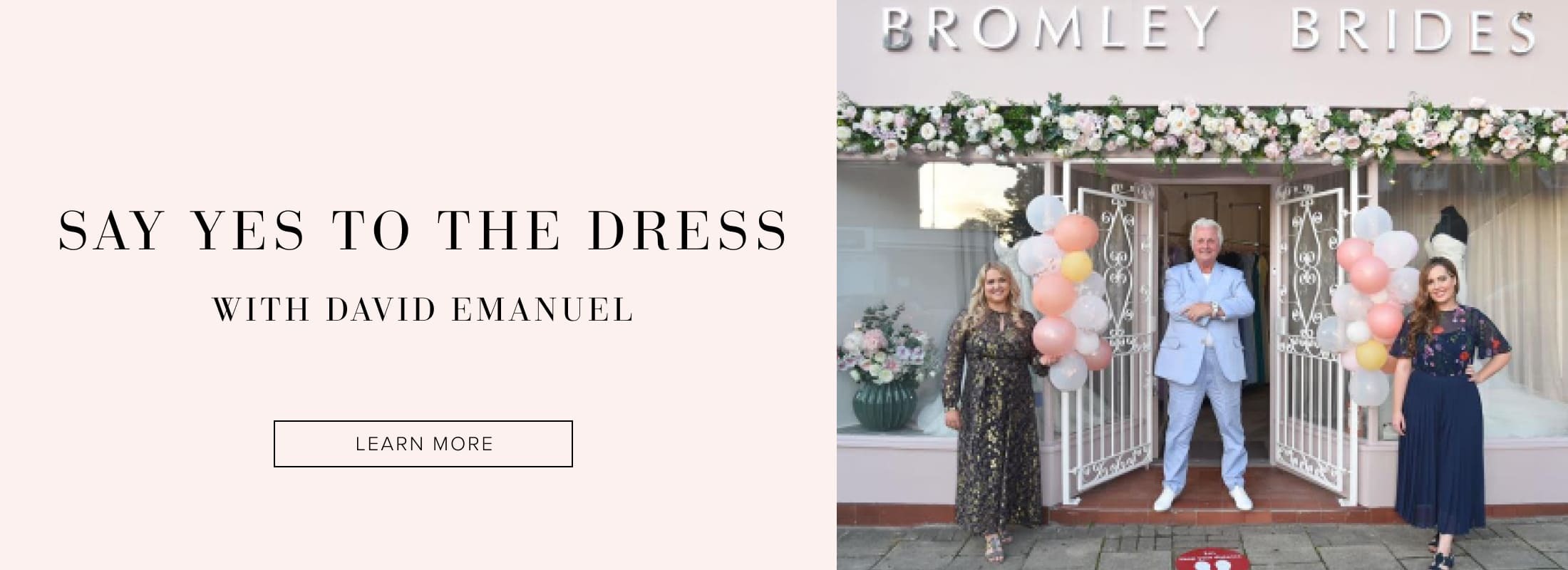 Say yes to the dress with David Emanuel