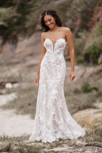 Allure Bridals C634 #0 Sand/Ivory/Nude thumbnail