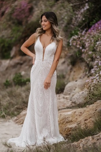 Allure Bridals C635 #0 Sand/Ivory/Nude thumbnail