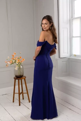 Luna By True Bride Style #Alisa #3 Navy/Silver Raspberry thumbnail