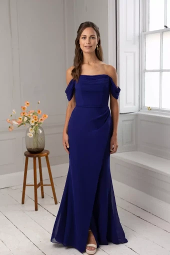 Luna By True Bride Style #Alisa #2 Navy/Silver Raspberry thumbnail