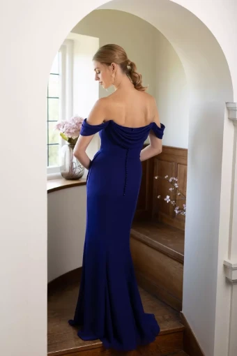 Luna By True Bride Style #Alisa #5 Navy/Silver Raspberry thumbnail